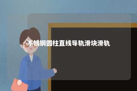 不锈钢圆柱直线导轨滑块滑轨 